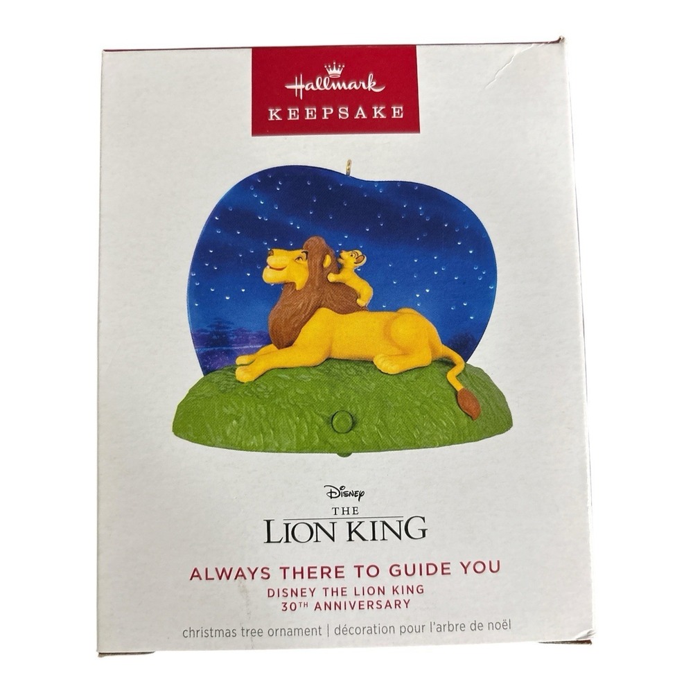 Hallmark Ornament 2024 The Lion King 30th Anniversary Always There to Guide You
